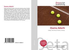 Capa do livro de Osamu Adachi 