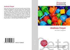 Andreas Freyer kitap kapağı