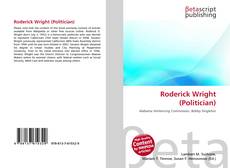 Roderick Wright (Politician) kitap kapağı