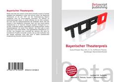 Capa do livro de Bayerischer Theaterpreis 