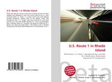 Bookcover of U.S. Route 1 in Rhode Island