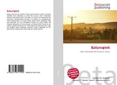 Capa do livro de Bałamątek 
