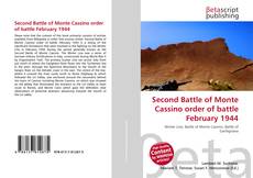 Second Battle of Monte Cassino order of battle February 1944 kitap kapağı