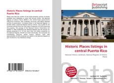 Historic Places listings in central Puerto Rico kitap kapağı