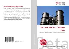 Second Battle of Sabine Pass kitap kapağı