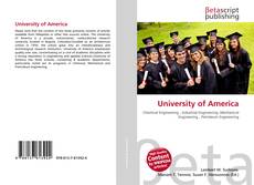 University of America的封面