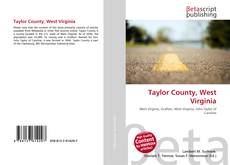 Buchcover von Taylor County, West Virginia