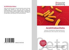 Acidithiobacillales kitap kapağı