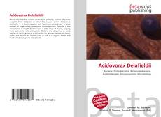 Acidovorax Delafieldii kitap kapağı