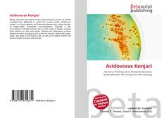 Acidovorax Konjaci kitap kapağı