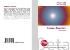 Andreas Guenther kitap kapağı