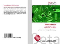 Aminobacter Aminovorans kitap kapağı