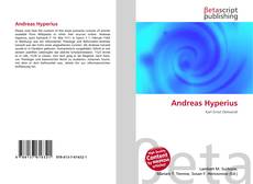 Andreas Hyperius kitap kapağı