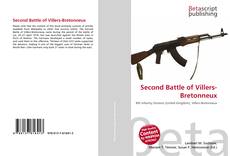 Second Battle of Villers-Bretonneux kitap kapağı