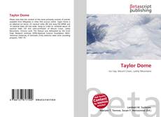 Taylor Dome kitap kapağı