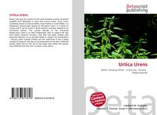 Urtica Urens kitap kapağı