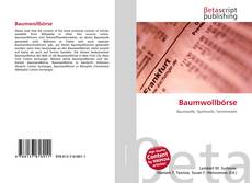 Baumwollbörse的封面