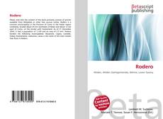 Portada del libro de Rodero