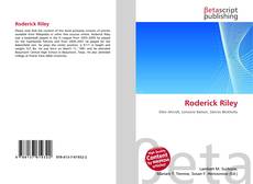 Capa do livro de Roderick Riley 