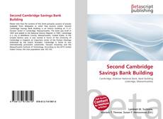 Portada del libro de Second Cambridge Savings Bank Building