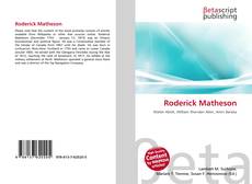 Couverture de Roderick Matheson