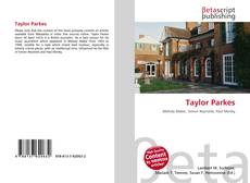Taylor Parkes的封面