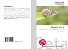 Capa do livro de Alvania Hirta 