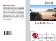 Oscar Baylón Chacón kitap kapağı