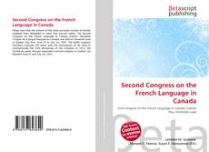 Second Congress on the French Language in Canada kitap kapağı