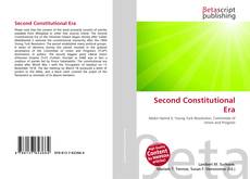 Portada del libro de Second Constitutional Era