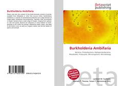 Couverture de Burkholderia Ambifaria