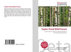 Portada del libro de Taylor Pond Wild Forest