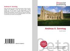 Portada del libro de Andreas II. Sonntag