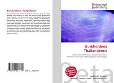 Portada del libro de Burkholderia Thailandensis