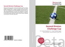 Second Division Challenge Cup kitap kapağı