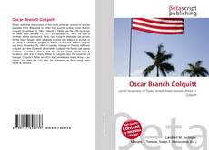 Buchcover von Oscar Branch Colquitt
