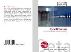 Portada del libro de Oscar Browning