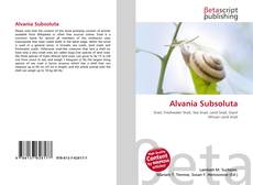 Buchcover von Alvania Subsoluta