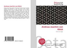Buchcover von Andreas Joachim von Kleist
