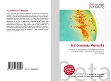 Portada del libro de Halomonas Venusta