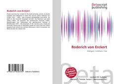 Buchcover von Roderich von Erckert