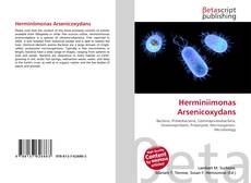 Couverture de Herminiimonas Arsenicoxydans