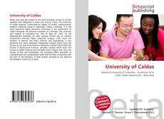 Buchcover von University of Caldas