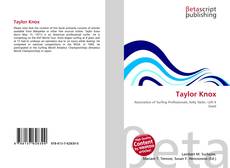 Portada del libro de Taylor Knox