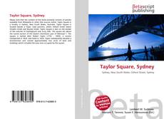 Portada del libro de Taylor Square, Sydney