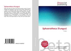 Sphaerotheca (Fungus) kitap kapağı