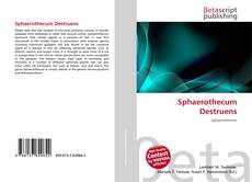 Buchcover von Sphaerothecum Destruens