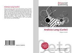 Portada del libro de Andreas Lang (Curler)