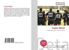 Buchcover von Taylor Welch