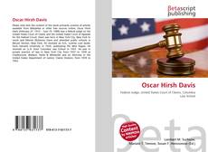 Couverture de Oscar Hirsh Davis